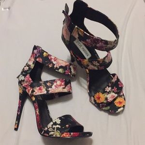 Steven Madden floral stilettos